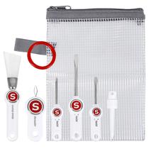 Kit de manutenção de máquina de costura SINGER 7 unidades com bolsa de armazenamento