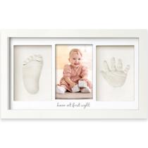 Kit de mãos e pés para bebês KeaBabies Clay Keepsake Frame