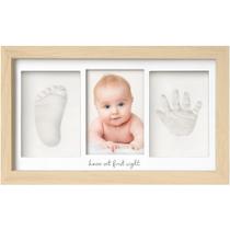 Kit de mãos e pés para bebês KeaBabies Clay Keepsake Frame
