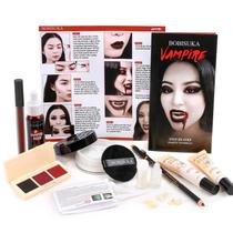 Kit de maquiagem BOBISUKA Halloween Vampire SFX com dentes e sangue