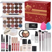 Kit de maquiagem CAKULA Kit completo com paleta de sombras e pincéis