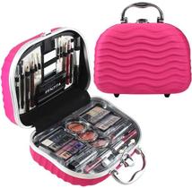 Kit De Maquiagem Com Maleta Rose - 16 Itens Fenzza Make Up - FZ60005