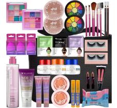 Kit De Maquiagem Combo Revenda Maleta Promoção 34 Itens