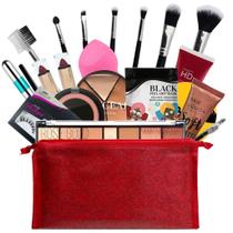 Kit De Maquiagem Completa Profissional Ruby Rose BZ69-3 - Pele Negra