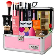 Kit De Maquiagem Completo Base Ruby Rose Top Profissional Maleta Maquiagem Linda