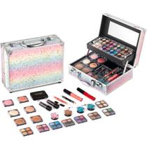 Kit de Maquiagem Completo Hot Sugar com Estojo Rainbow Train