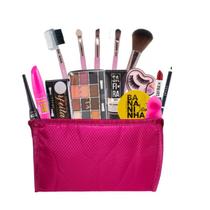 Kit De Maquiagem Completo Necessaire Pinceis Top