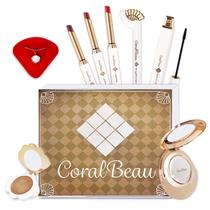 Kit de maquiagem CoralBeau Kit de maquiagem CoralBeau para adolescentes com creme BB Kit de maquiagem CoralBeau Kit de maquiagem CoralBeau para adolescentes com creme BB