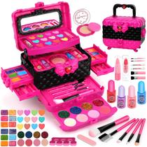 Kit de Maquiagem Flybay Kids para Meninas (3 a 12 anos) - 54 Peças