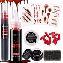 Kit de maquiagem Halloween SFX Gel de gotejamento com spray de sangue falso