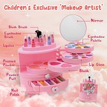 Kit de maquiagem infantil Balnore 53 unidades para menina