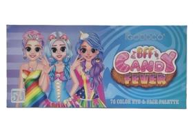 Kit de Maquiagem Infantil BFF Candy Fever Com Espelho e 76 Cores Kit de Maquiagem Infantil BFF Candy Fever Com Espelho e 76 Cores