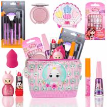 Kit de Maquiagem Infantil - Brinque e Se Embeleze