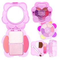 Kit de Maquiagem Infantil com Espelho Urso Pink 21
