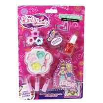 Kit de Maquiagem Infantil com Sombra e acessórios Little Beauty