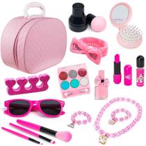 Kit de Maquiagem Infantil Completa com Maleta