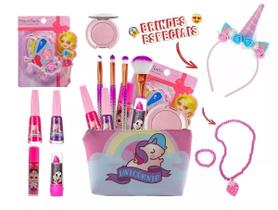 Kit De Maquiagem Infantil Completo Bz138 - Bazar Na Web