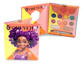 Kit De Maquiagem Infantil Forever16 Makebrinq Polibrinq Kit De Maquiagem Infantil Forever16 Makebrinq Polibrinq