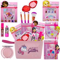 Kit De Maquiagem Infantil Minha Princesinha Com Necessaire - Bazar Na Web