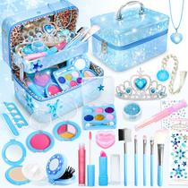 Kit de maquiagem INNOCHEER Kids para meninas Frozen com estojo e acessórios Kit de maquiagem INNOCHEER Kids para meninas Frozen com estojo e acessórios