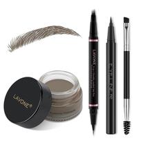 Kit de maquiagem Lápis de sobrancelha LAVONE com microblading à prova d'água