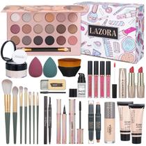 Kit de maquiagem LAZORA All in One com paleta de sombras de 18 cores Kit de maquiagem LAZORA All in One com paleta de sombras de 18 cores