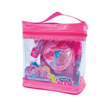 Kit de Maquiagem Make Brinq Necessaire Kit de Maquiagem Make Brinq Necessaire