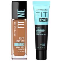 Kit de Maquiagem Maybelline Fit Me Base + Primer Matte