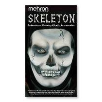 Kit de maquiagem Mehron Premium Character Skeleton Halloween