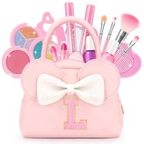 Kit de maquiagem mibasies Kids Real Makeup 18 unidades para meninas de mais de 3 anos