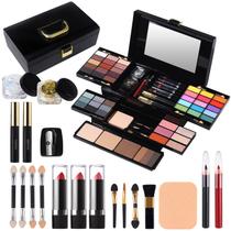 Kit de maquiagem MORNECA Professional 60 cores com espelho feminino