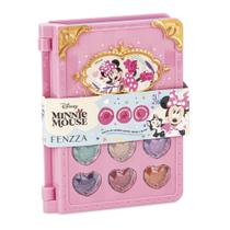Kit De Maquiagem Portátil Díario Rosa Minnie Mouse Disney - Fenzza Kit De Maquiagem Portátil Díario Rosa Minnie Mouse Disney - Fenzza