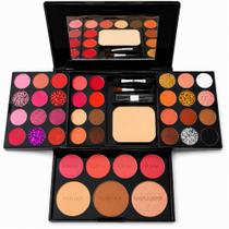 kit de Maquiagem Profissional Completo Com Pincel e Espelho Adulto infantil Adolescente Menina
