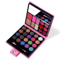 Kit de maquiagem QiBest 20 Eyeshadow 6 gloss 3 blushers +