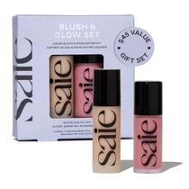 Kit de Maquiagem Saie Blush & Glow Blush Líquido e Iluminador
