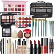 Kit de maquiagem SIGHTLING All In One com batom de sombra de base