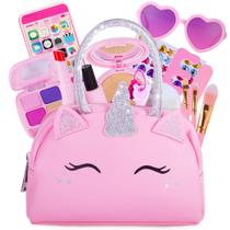 Kit de maquiagem Sprinkles Toyz Pretend Play Unicorn com bolsa de 3 a 10 anos