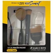 Kit De Maquiagem Sunset Com 5 Peças Kit De Maquiagem Sunset Com 5 Peças