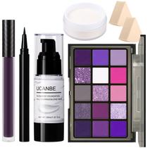 Kit de maquiagem UCANBE Purple Halloween SFX com sombra e batom Kit de maquiagem UCANBE Purple Halloween SFX com sombra e batom