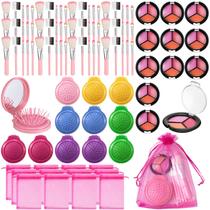 Kit de maquiagem Willinglong para festas no spa para crianças, 12 conjuntos para meninas Kit de maquiagem Willinglong para festas no spa para crianças, 12 conjuntos para meninas