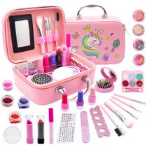 Kit de maquiagem XTD Kids Girl, 26 unidades, lavável com cosméticos
