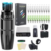 Kit de máquina de caneta de tatuagem Dragonhawk Mast Tour com 20 cartuchos