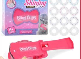 Kit De Máquina De Grampeador De Cabelo Shining Diamond Spark