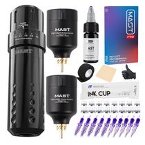 Kit de máquina de tatuagem Mast Tattoo Flip Gun Wireless com 20 cartuchos