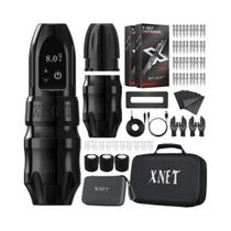 Kit De Máquina De Tatuagem Sem Fio Titan 38mm Grip 2400mAh Bateria 40pcs Cartucho Para Tatuadores