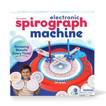 Kit de máquina elétrica Spirograph com estojo e canetas para maiores de 8 anos Kit de máquina elétrica Spirograph com estojo e canetas para maiores de 8 anos