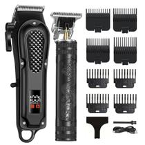 Kit de máquinas de cortar cabelo sem fio OIYO para homens com display LCD Kit de máquinas de cortar cabelo sem fio OIYO para homens com display LCD