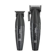 Kit de Máquinas VGR V-640 Pro Clipper e Trimmer - Bivolt - Preto Kit de Máquinas VGR V-640 Pro Clipper e Trimmer - Bivolt - Preto