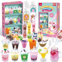 Kit de marcadores de bebidas em miniatura ColoPlay com 20 bebidas para crianças de 8 a 12 anos Kit de marcadores de bebidas em miniatura ColoPlay com 20 bebidas para crianças de 8 a 12 anos