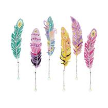 Kit De Marcadores De Livro De Arte Com Diamantes DIY De 6 Peças, Marcador De Pena Para Amantes Da Kit De Marcadores De Livro De Arte Com Diamantes DIY De 6 Peças, Marcador De Pena Para Amantes Da